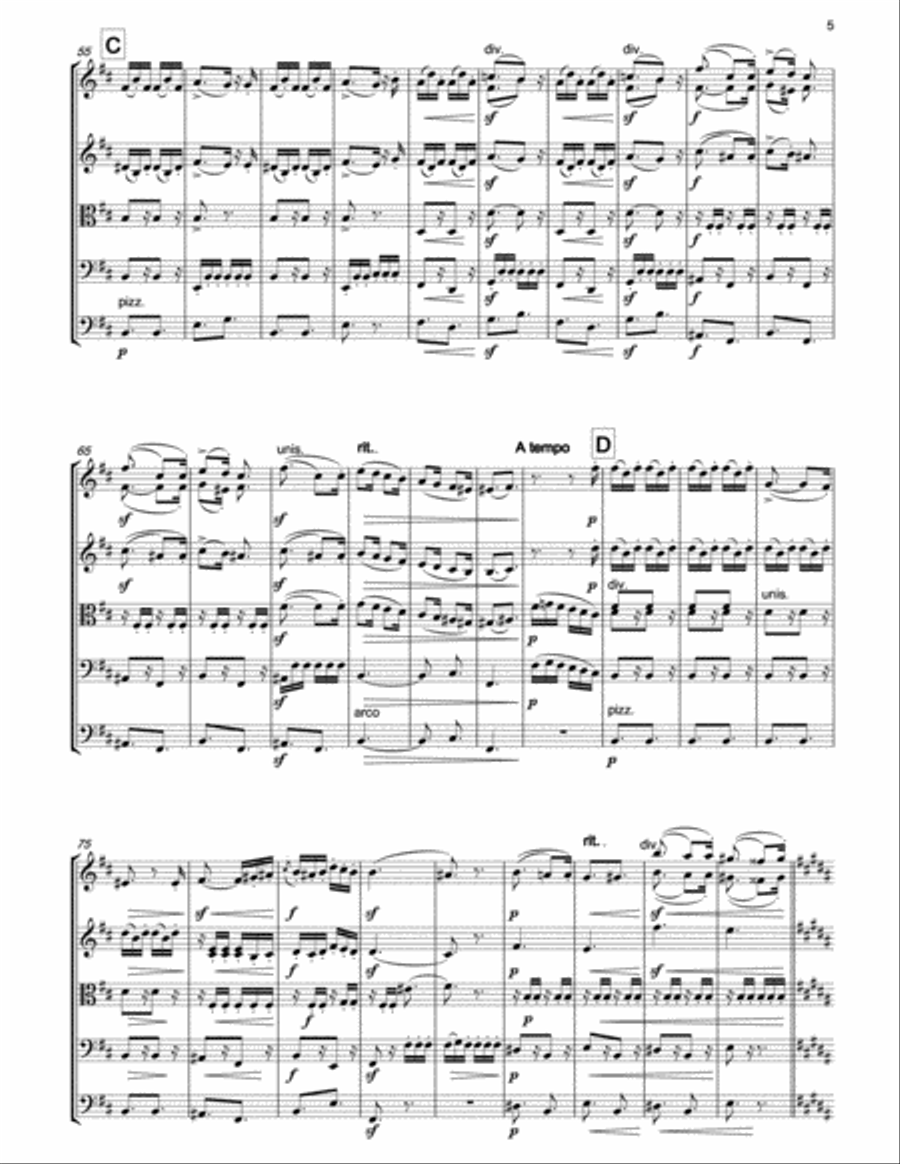 MENDELSSOHN Song without Words Op.30.No.2 for string orchestra String Orchestra scores gallery preview page 4