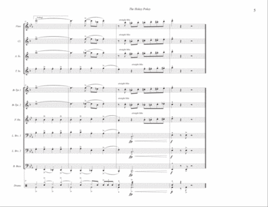 The Hokey Pokey The Hokey Pokey Small Ensemble scores gallery preview page 5