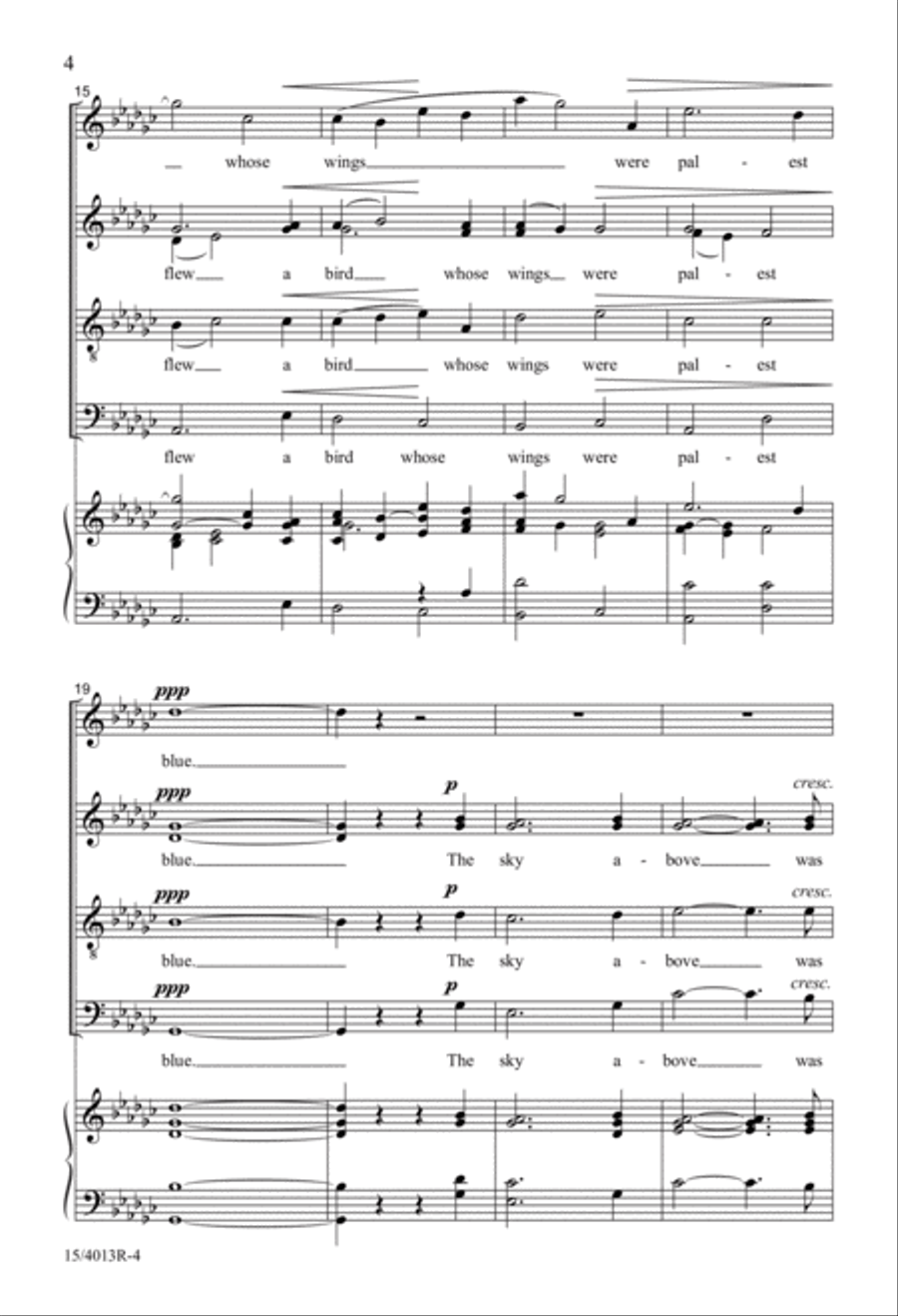 The Blue Bird The Blue Bird 4-Part scores gallery preview page 4