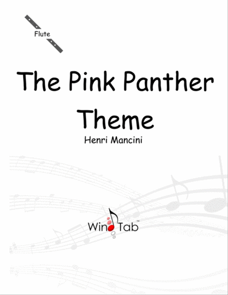 The Pink Panther Flute Solo scores gallery preview page 1