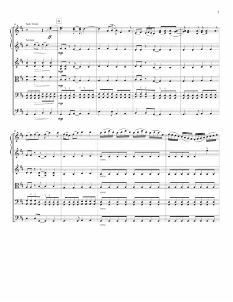 Because The Night Because The Night String Orchestra scores gallery preview page 5