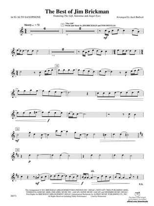 The Best of Jim Brickman: E-flat Alto Saxophone