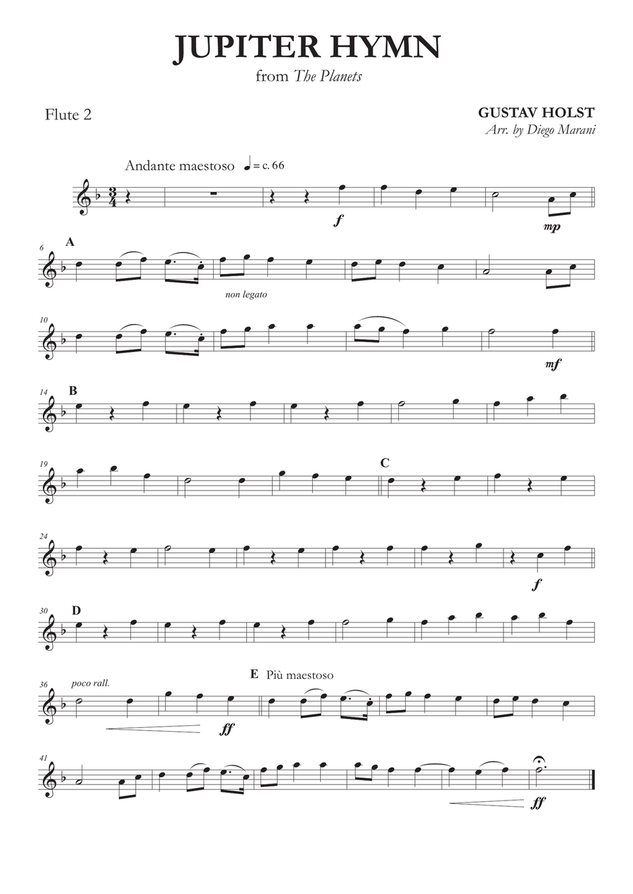 Jupiter Hymn from 