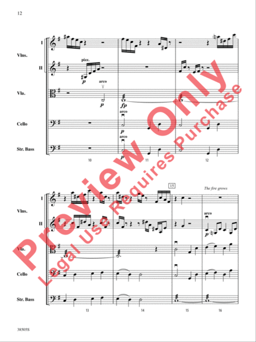 A Wisconsin Tableau String Orchestra scores gallery preview page 13