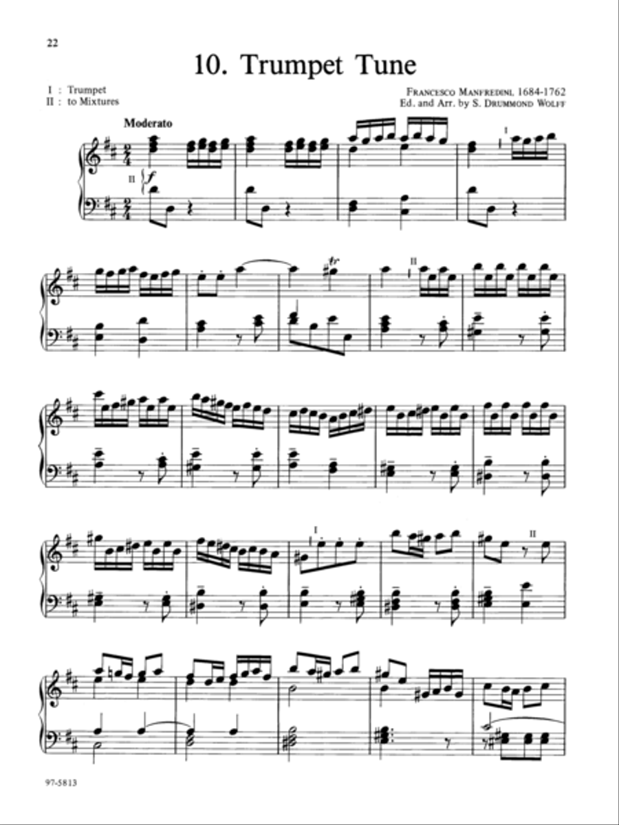 Baroque Music for Manuals, Vol. III Organ scores gallery preview page 10