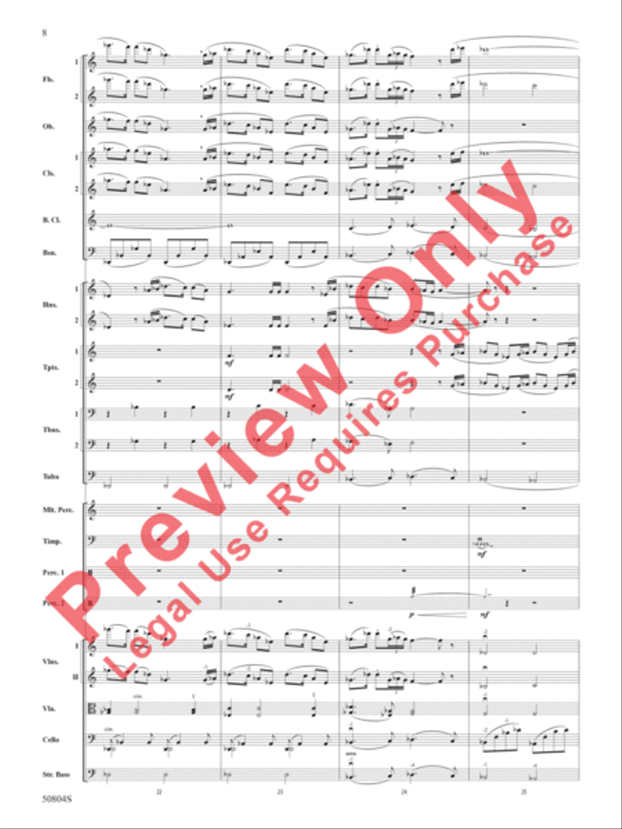 A Childhood Remembered Full Orchestra scores gallery preview page 9
