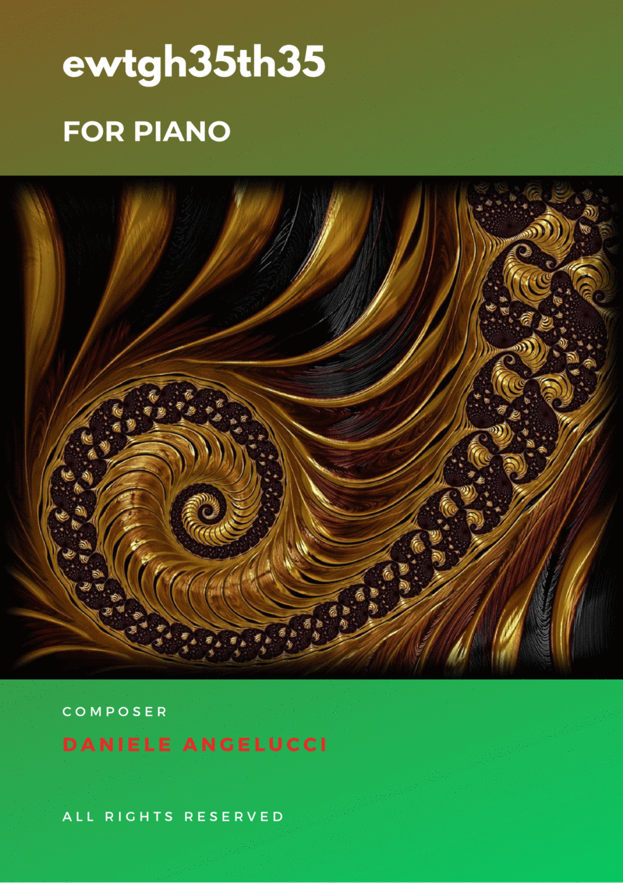 ewtgh35th35 ewtgh35th35 Piano Solo scores gallery preview page 1