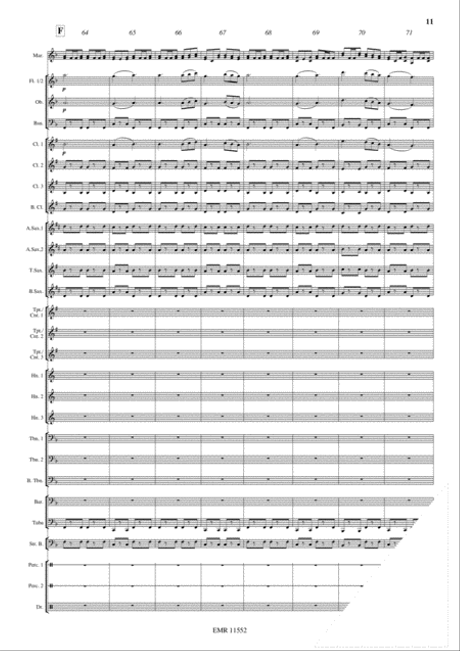 You're So Cool You're So Cool Concert Band scores gallery preview page 12