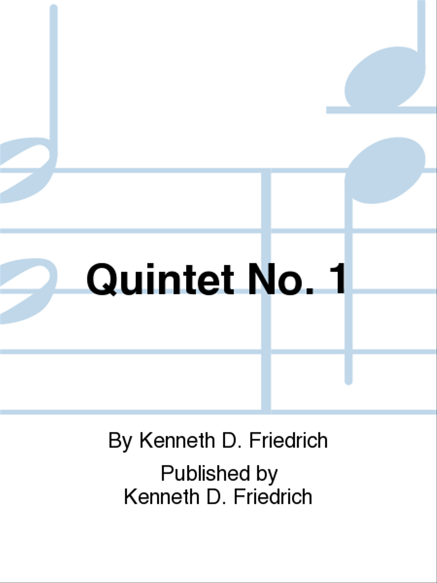 Quintet No. 1 Brass Quintet scores gallery preview page 1