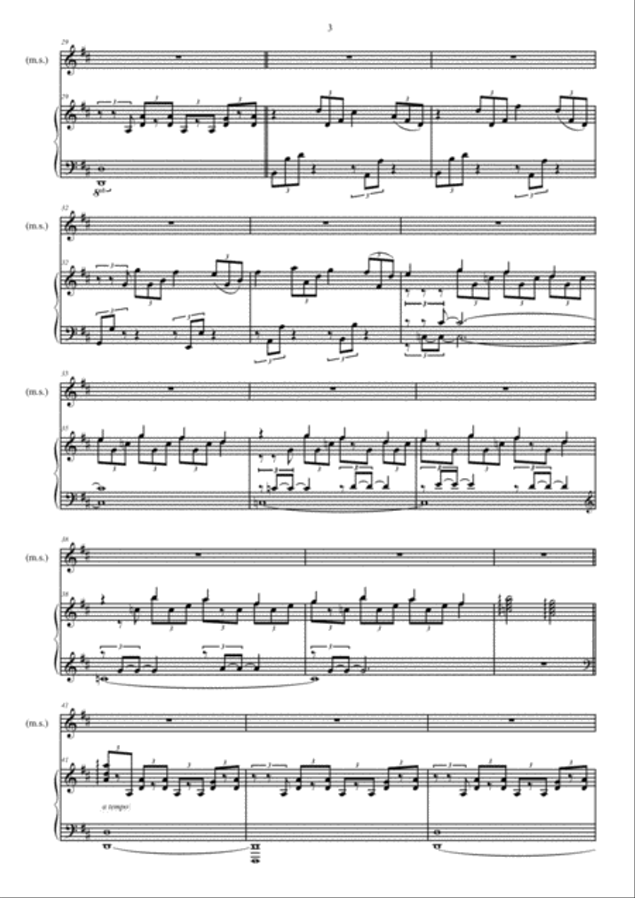 I colori del mare (Colors of the Sea) - Piano solo - Luca Ottani Piano Solo scores gallery preview page 4