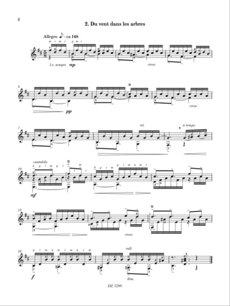 La maison du Saint-Laurent Classical Guitar scores gallery preview page 4