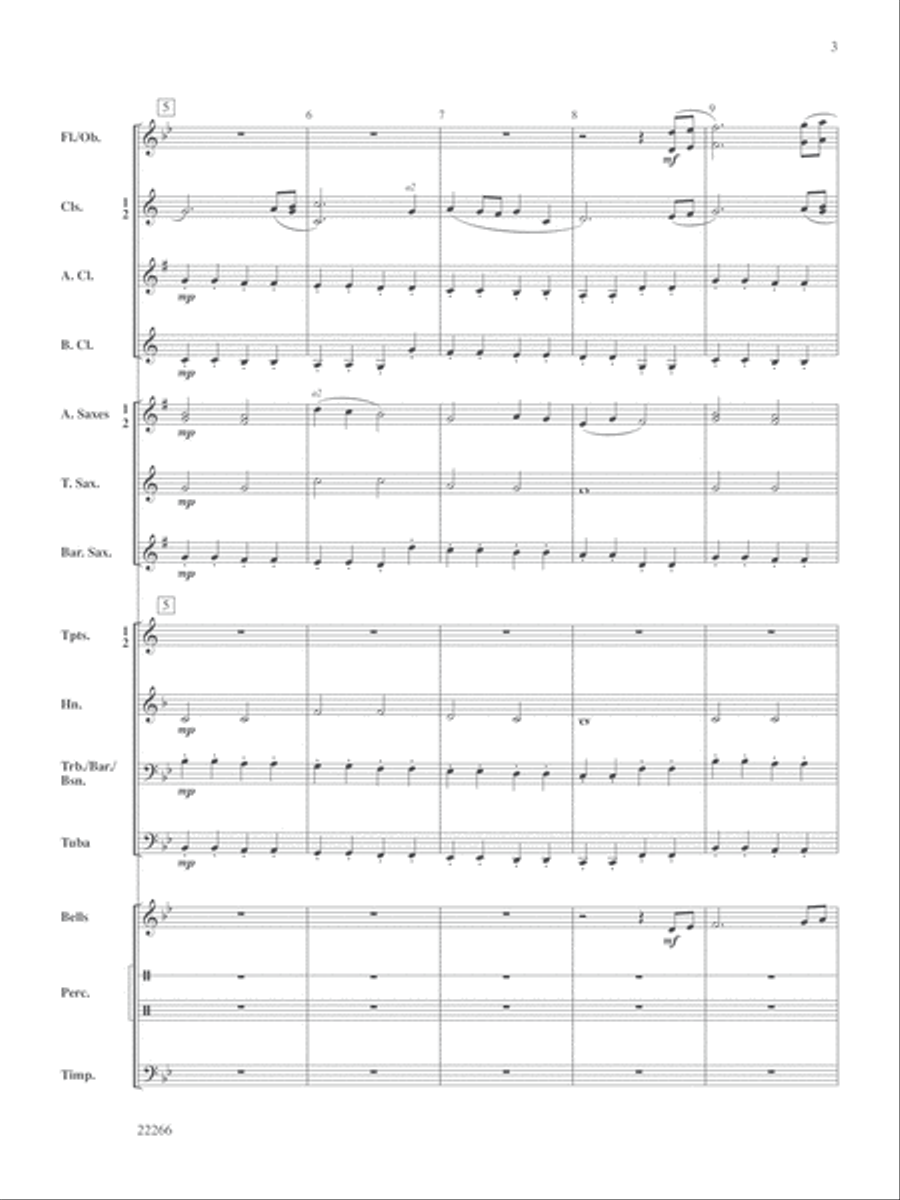 March of the Majestics: Score Concert Band scores gallery preview page 3