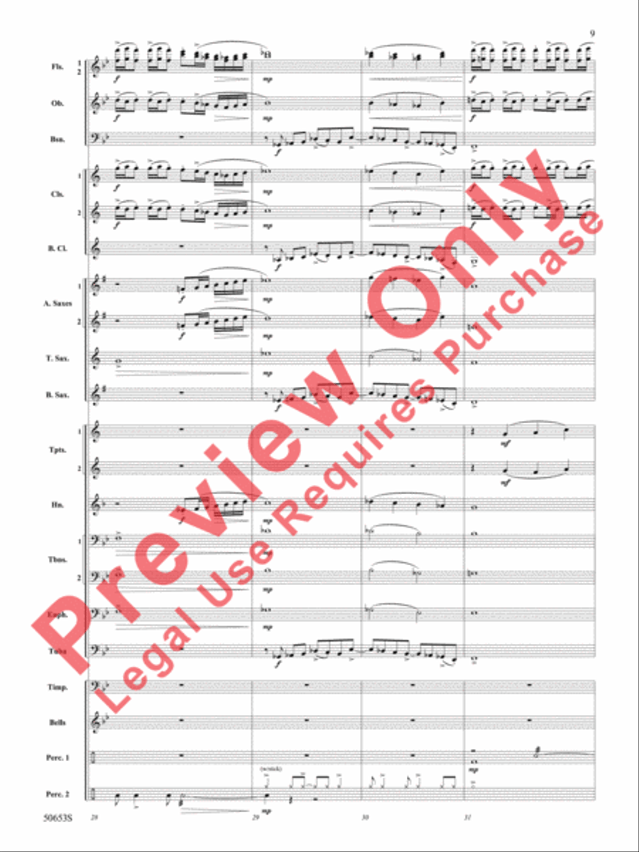 A Centennial Celebration A Centennial Celebration Concert Band scores gallery preview page 10