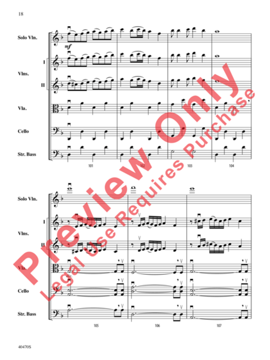 Hungarian Variations String Orchestra scores gallery preview page 19