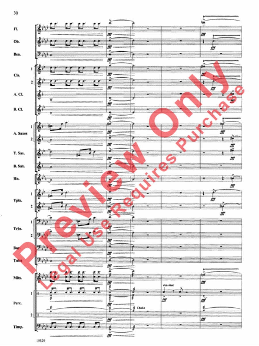 The Road Unknown Concert Band scores gallery preview page 31