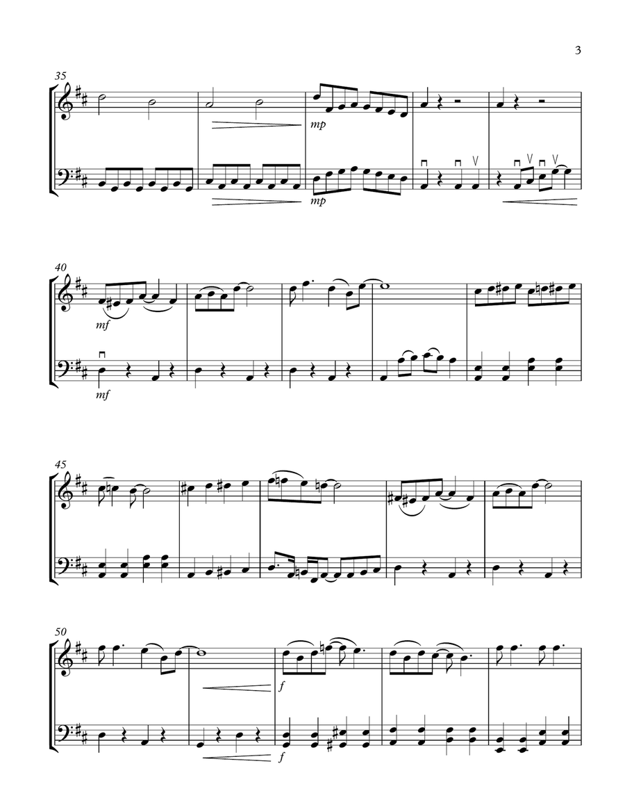 When I'm Sixty-Four String Duet scores gallery preview page 3