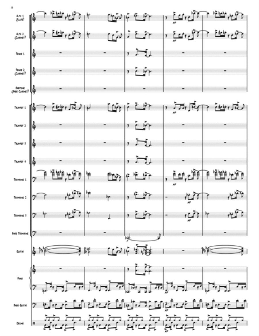 Sense of Gratitude Jazz Ensemble scores gallery preview page 6