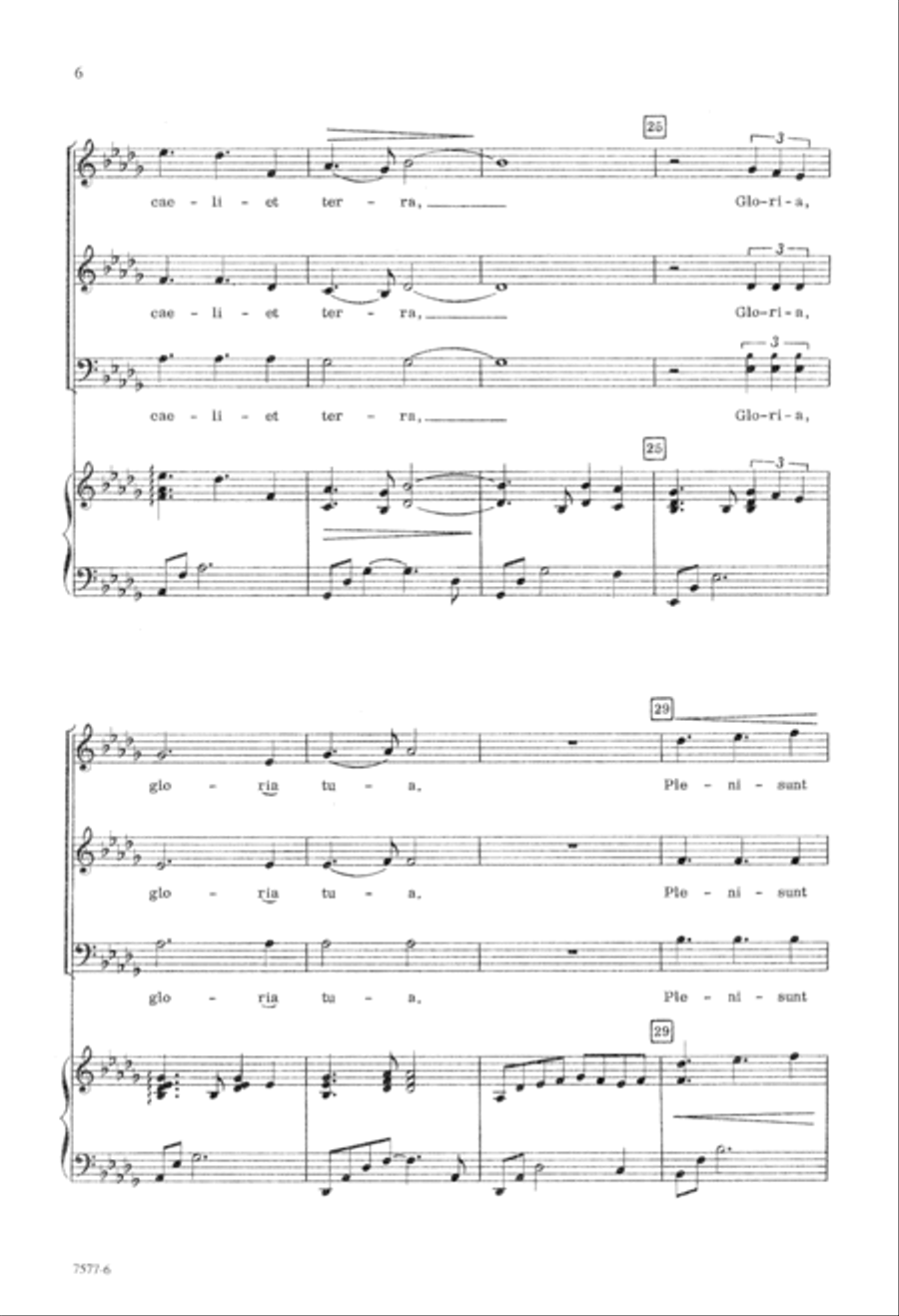 Sanctus Sanctus 3-Part scores gallery preview page 7