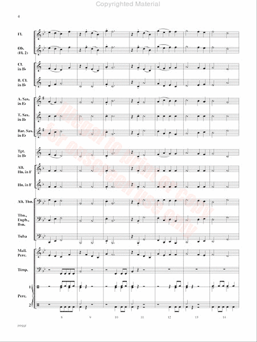 Chronicles Concert Band scores gallery preview page 5