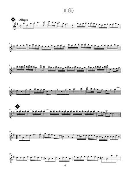 Treble (Alto) Recorder Sonata in G Major, Op. 1, No. 3 image number null