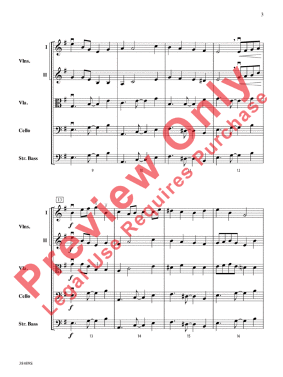 A la Media Noche String Orchestra scores gallery preview page 4