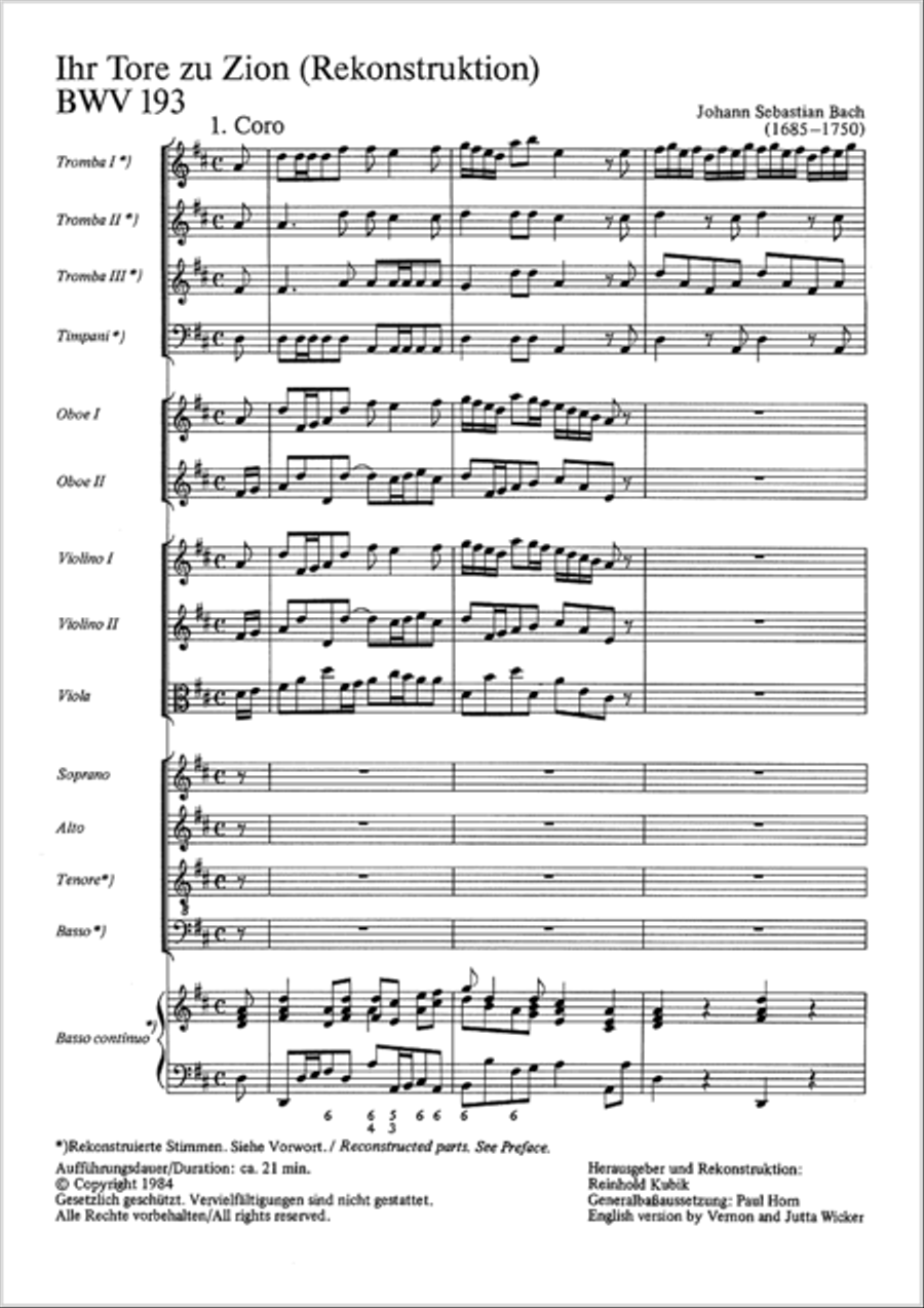 You portals of Zion (Ihr Tore zu Zion) SA scores gallery preview page 2
