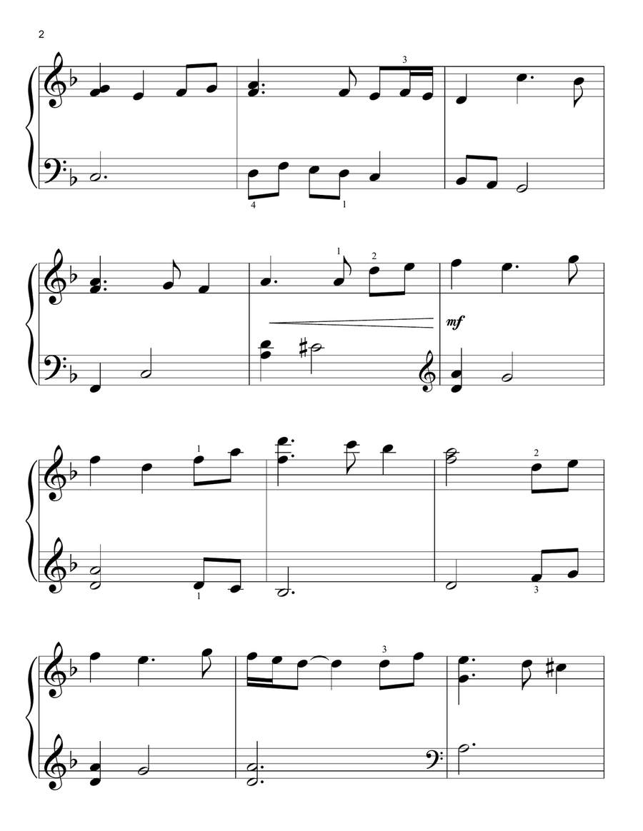 Remember (from The Lion King 2019) Easy Piano scores gallery preview page 2