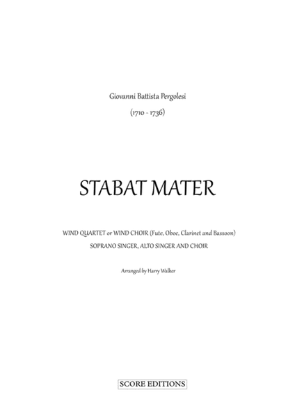 Wind Quartet: Giovanni Battista Pergolesi _ Stabat Mater image number null