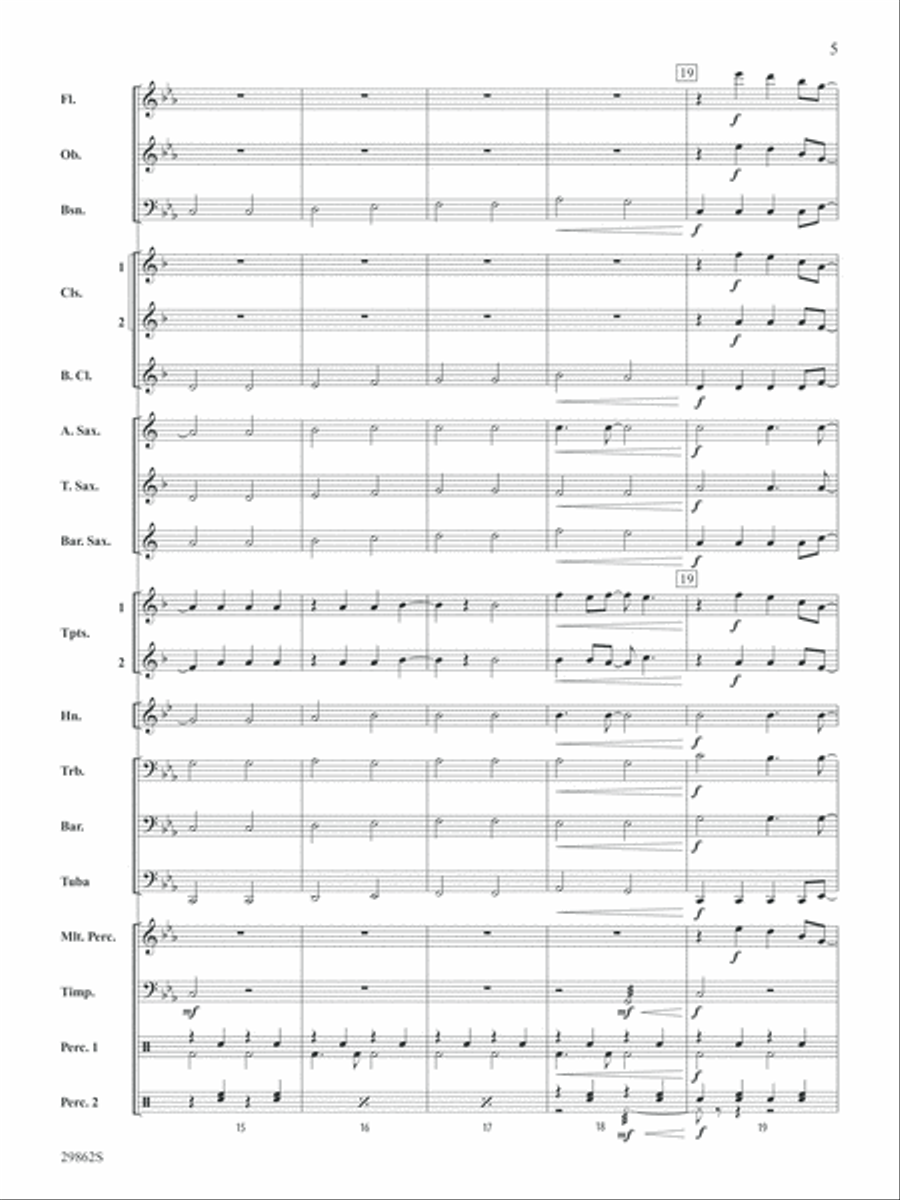 I Kissed a Girl: Score I Kissed a Girl: Score Concert Band scores gallery preview page 5