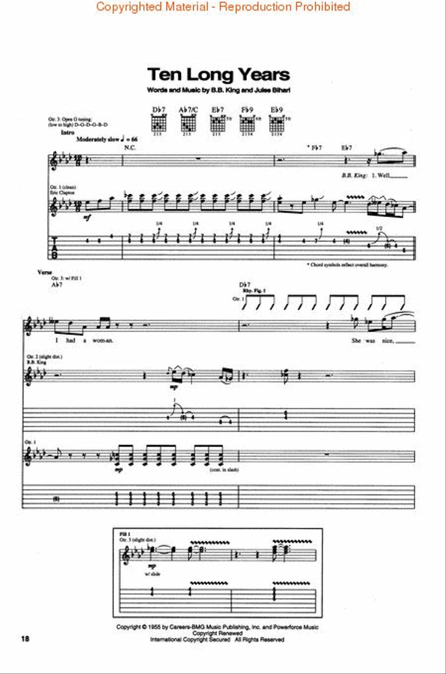 Riding with the King Electric Guitar scores gallery preview page 3