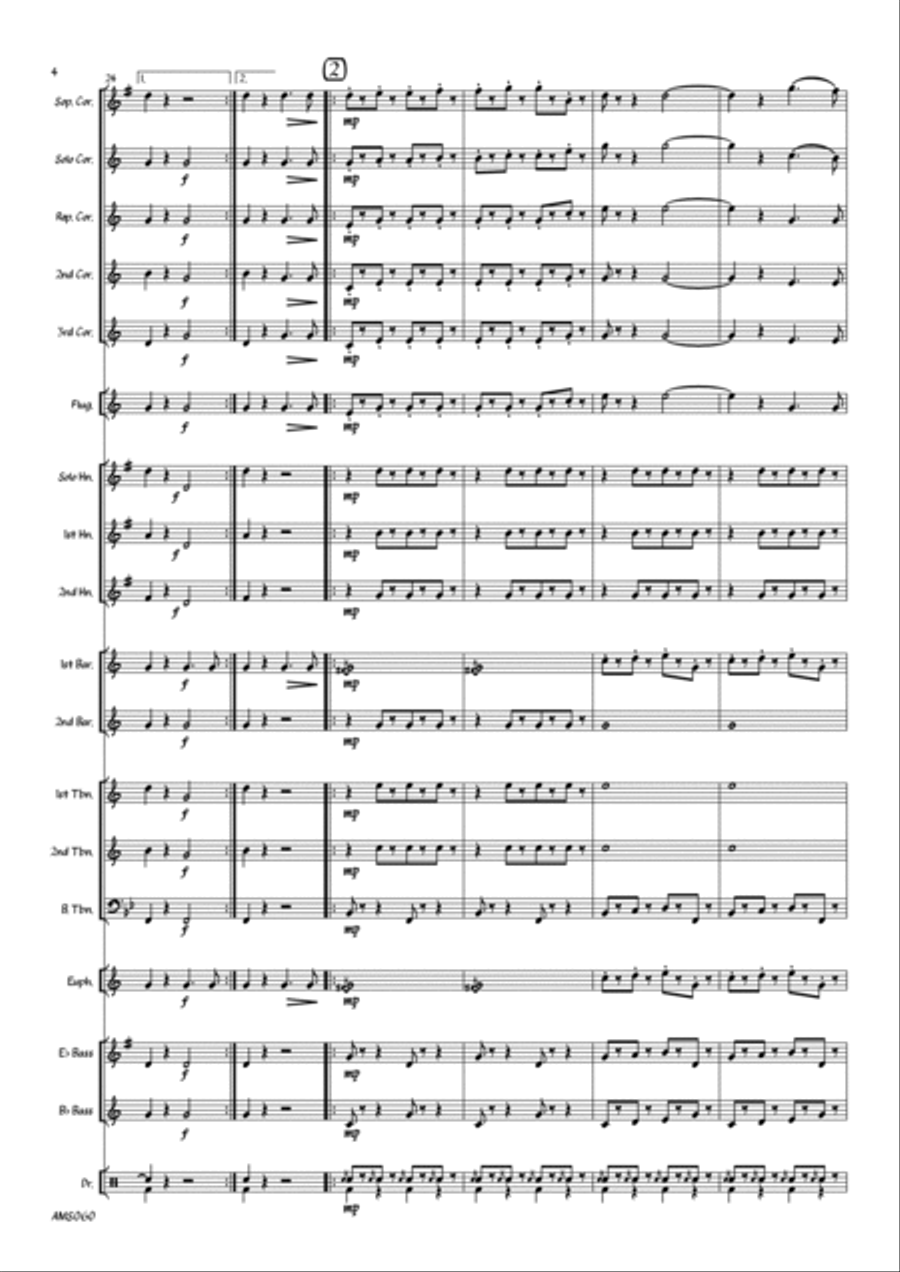 Imperial Edward - Brass Band March Brass Band scores gallery preview page 6