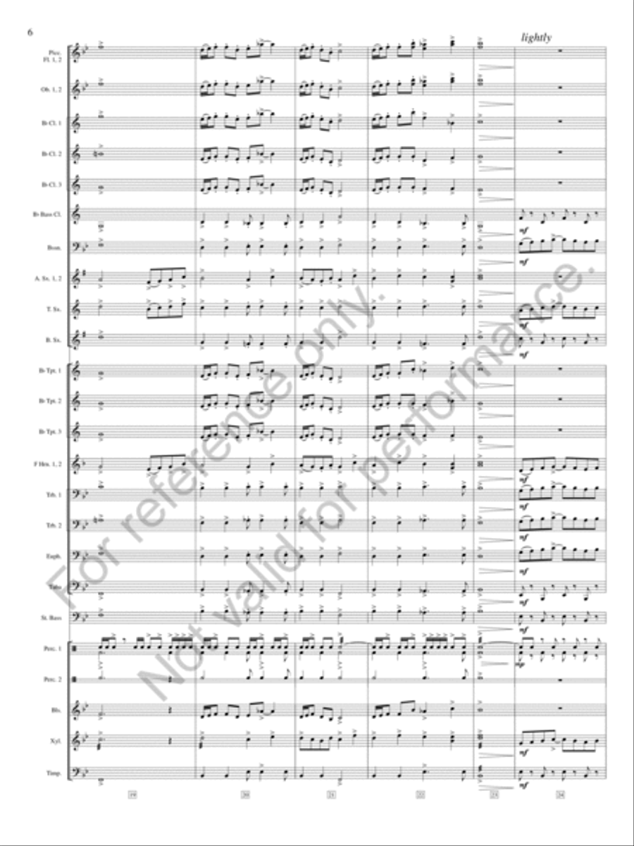 On The Shore of Baffin Bay Concert Band scores gallery preview page 7
