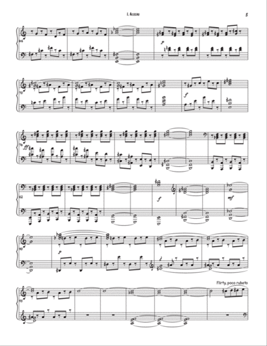 Sonata 2020 for solo piano Piano Solo scores gallery preview page 5