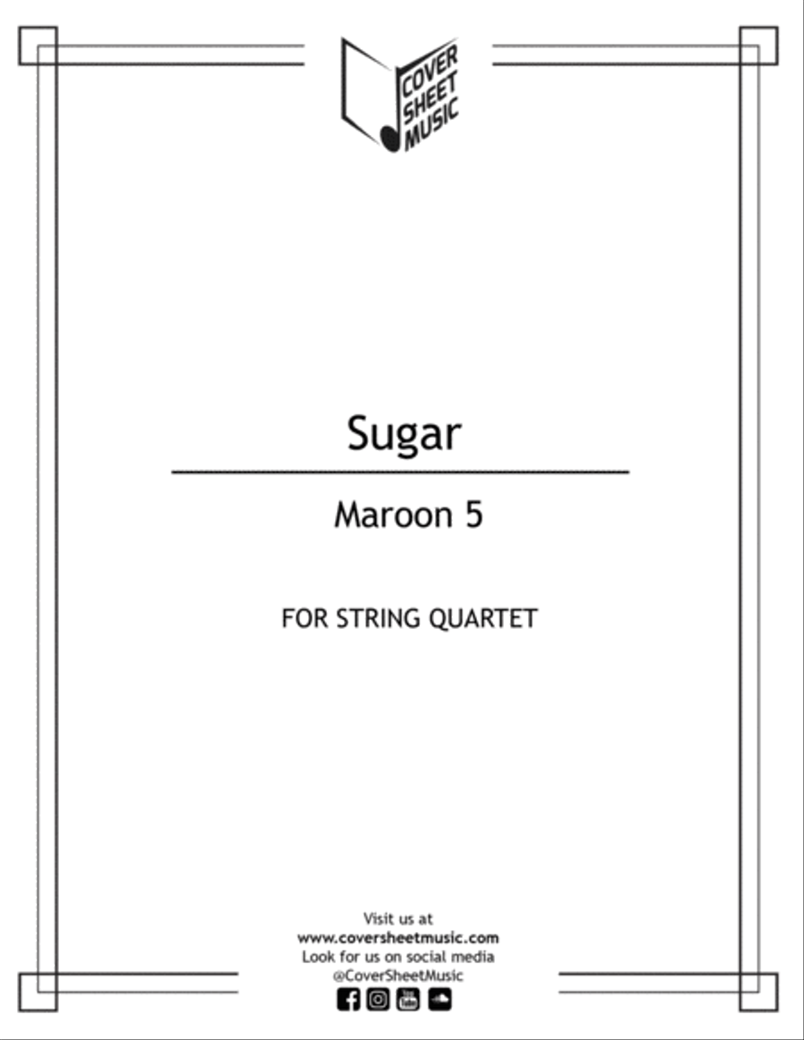 Sugar String Quartet scores gallery preview page 1