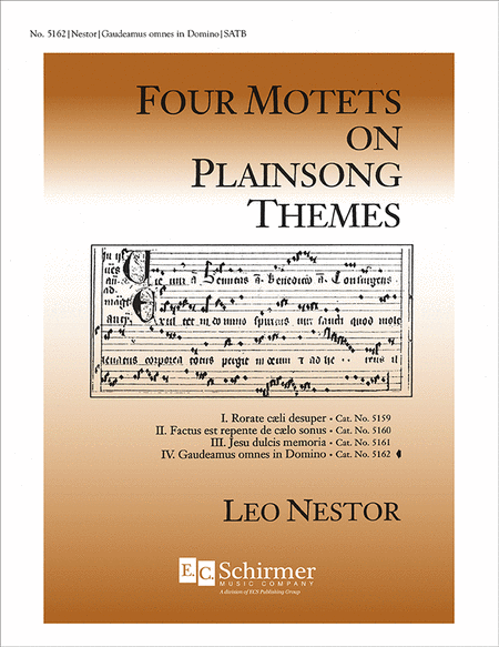 Four Motets on Plainsong Themes: 4. Gaudeamus omnes in Domino image number null