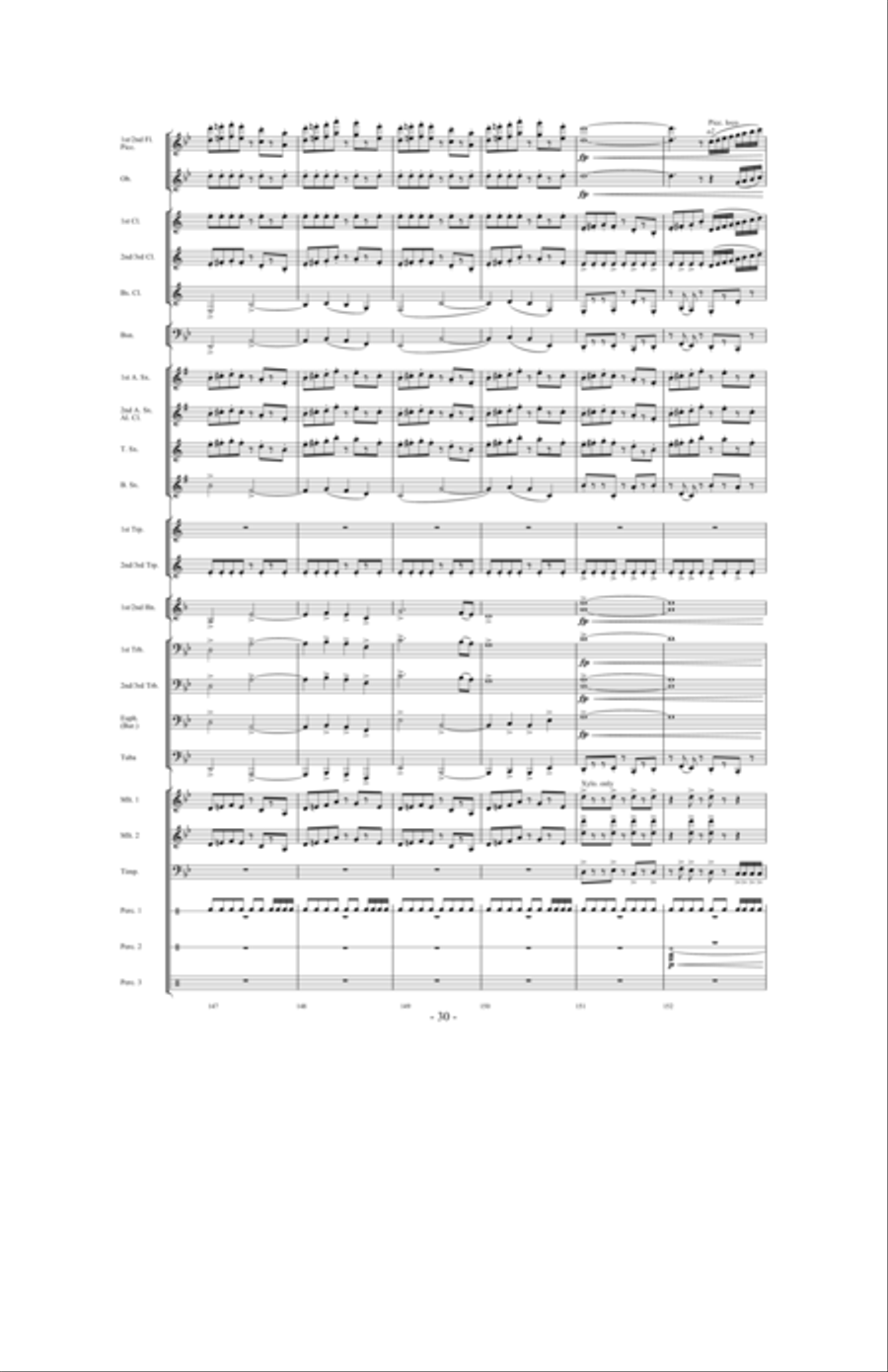 Toward the North Star Toward the North Star Concert Band scores gallery preview page 29