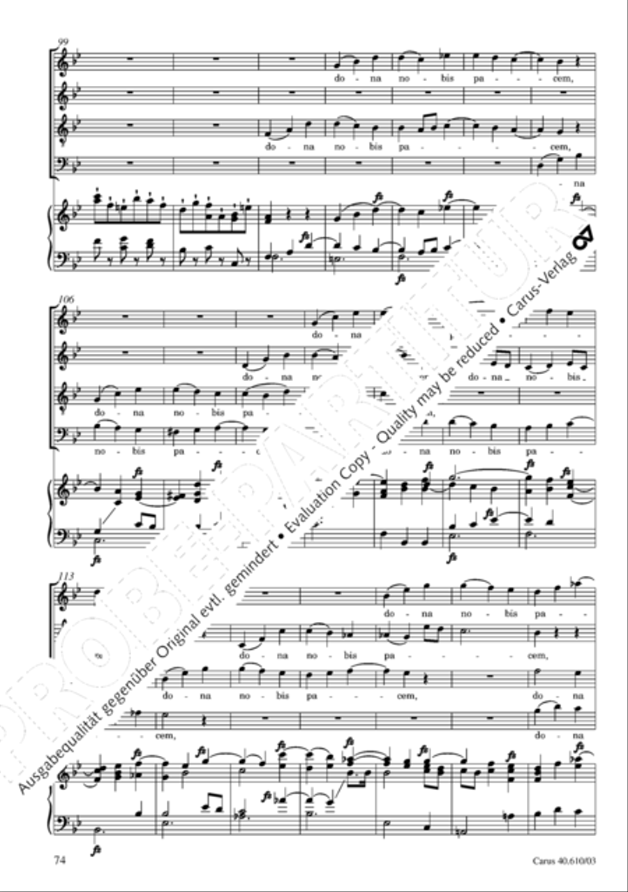 Theresienmesse in B Theresienmesse in B 4-Part scores gallery preview page 75