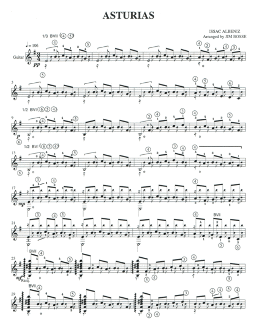 Asturias (Leyenda) Asturias (Leyenda) Classical Guitar scores gallery preview page 1