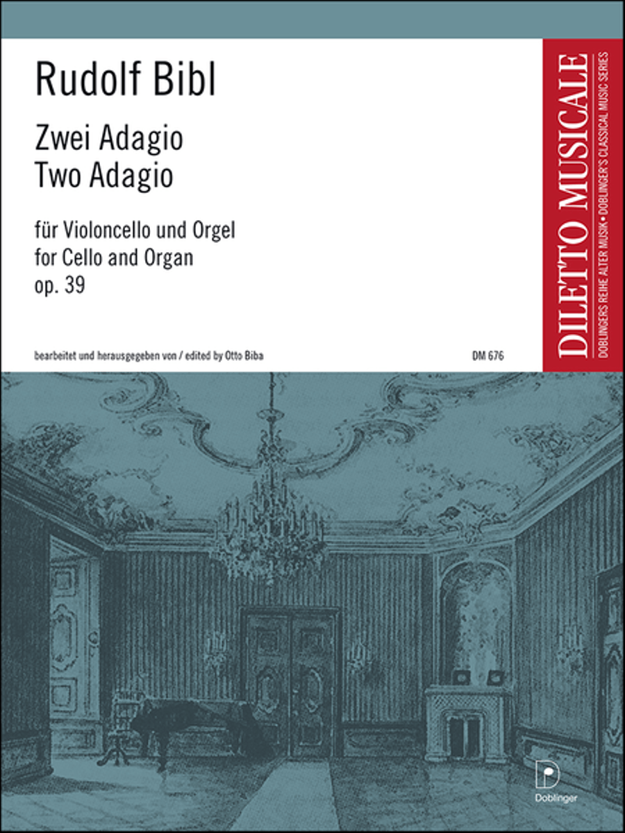 Zwei Adagio op. 39 Zwei Adagio op. 39 Cello scores gallery preview page 1