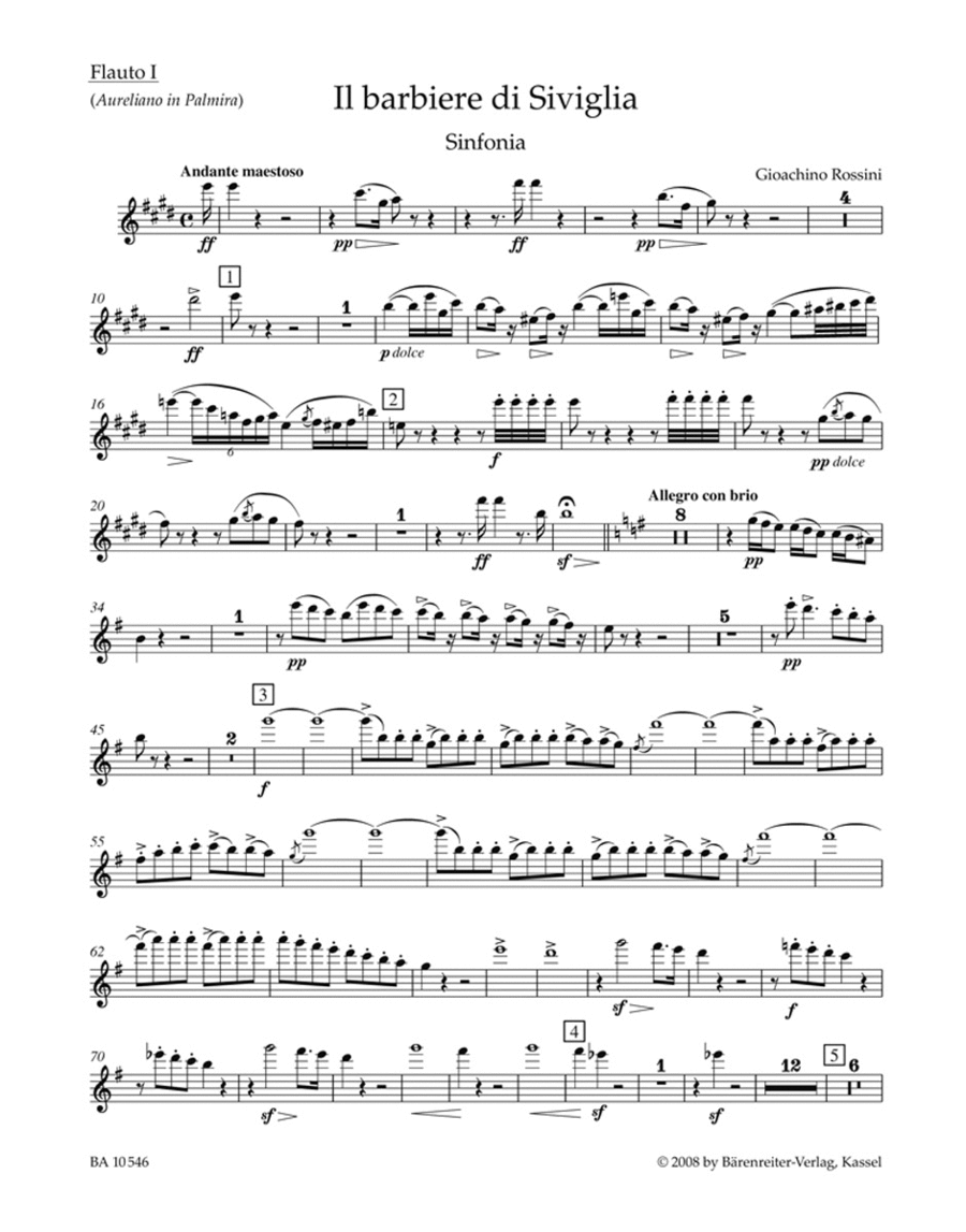 Il barbiere di Siviglia (Der Barbier von Sevilla). Sinfonia (Ouverture) Bassoon scores gallery preview page 1
