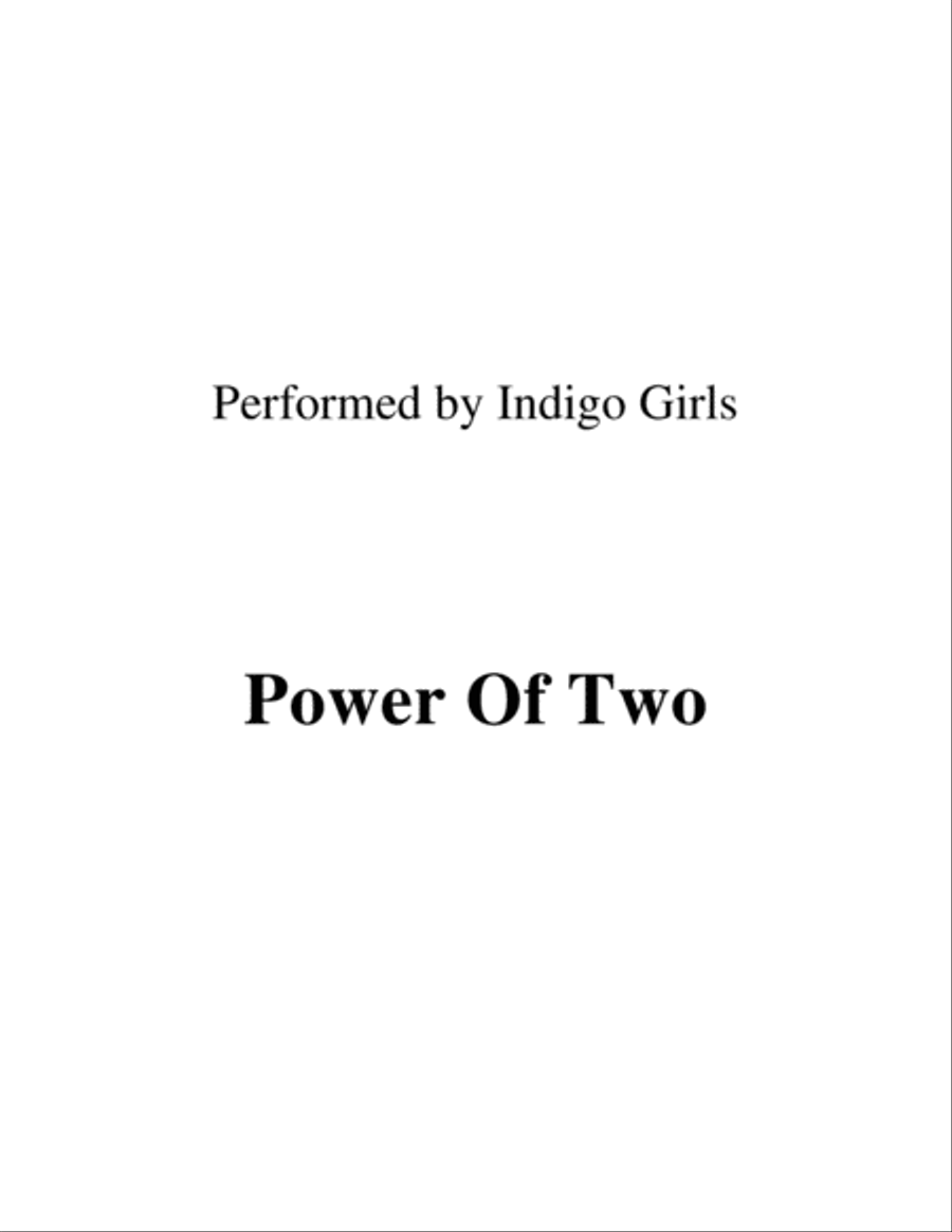 Power Of Two Small Ensemble scores gallery preview page 1