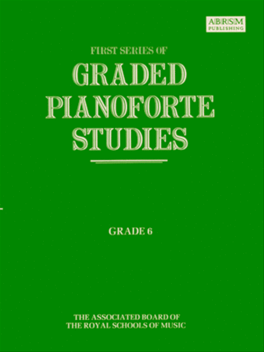 Graded Pianoforte Studies, First Series, Grade 6 (Intermediate) Piano Method scores gallery preview page 1