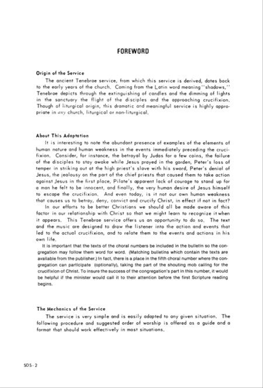 A Service of Shadows 4-Part scores gallery preview page 4