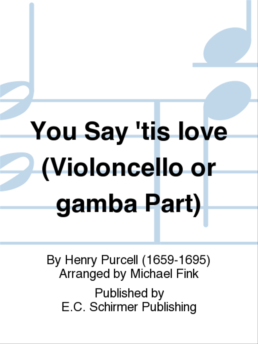 You Say 'tis love Choir scores gallery preview page 1