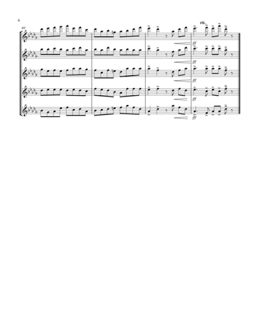 Coronation March (Db) (Oboe Quintet)