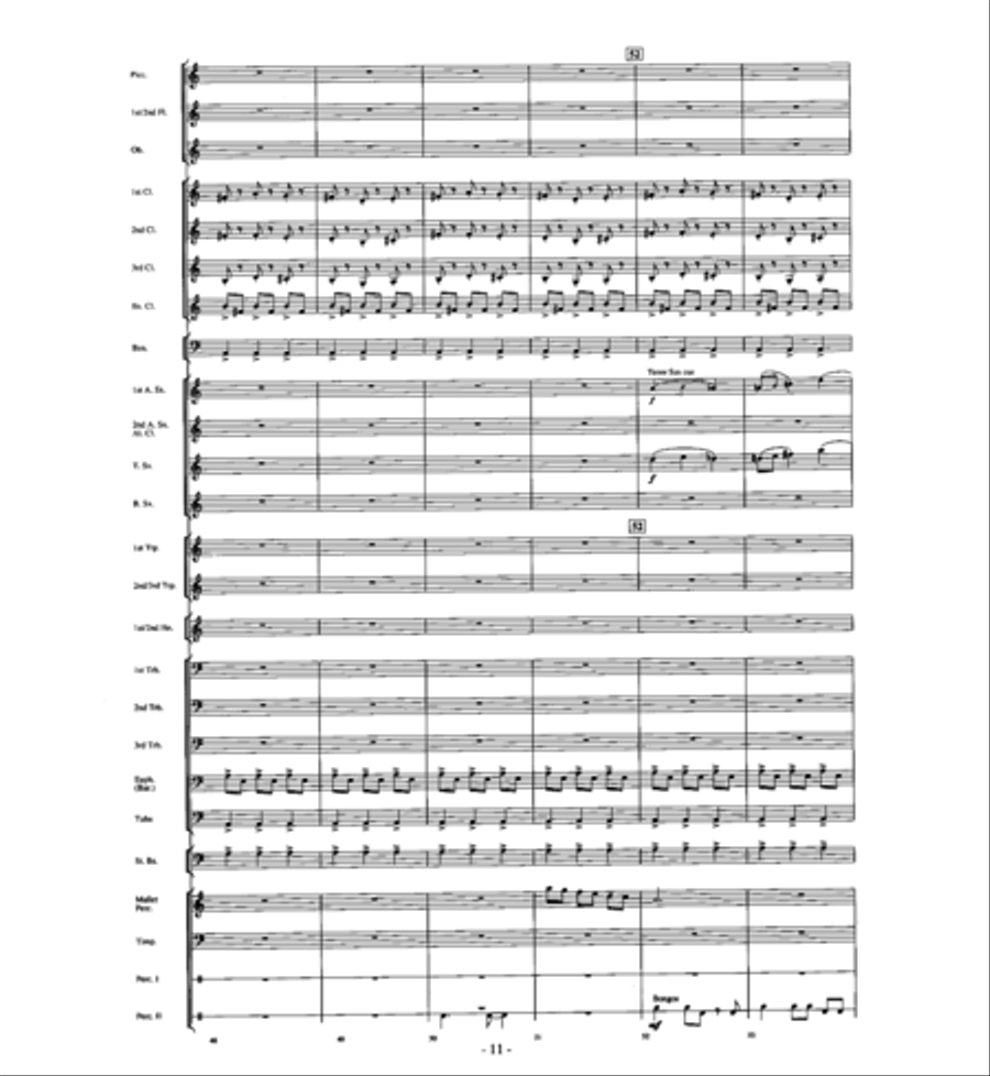 Agua's Whelm Concert Band scores gallery preview page 10