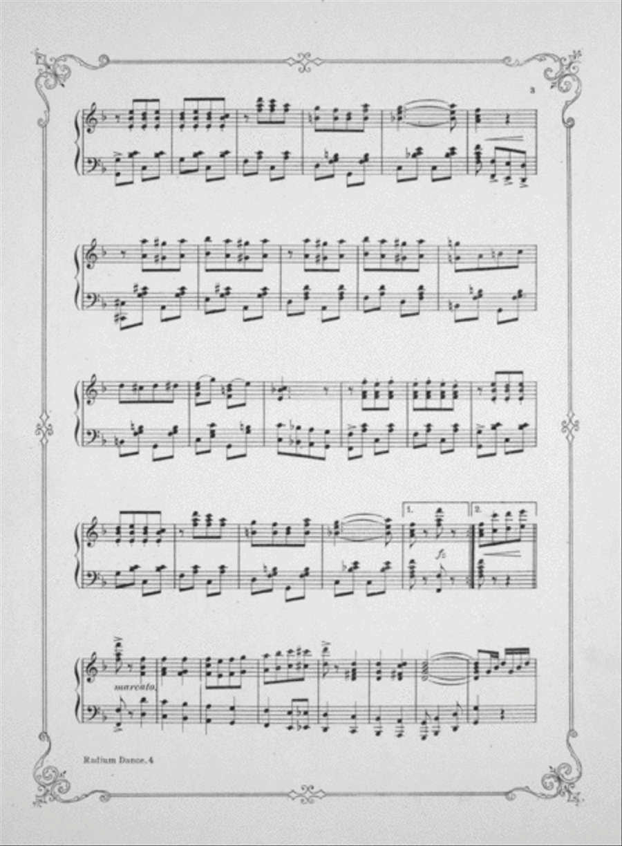 Radium Dance Piano Solo scores gallery preview page 3