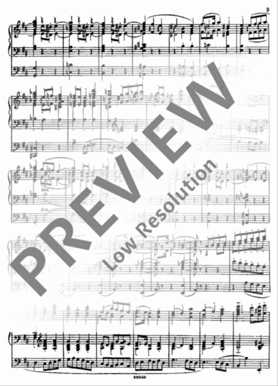 Grand Choeur in D Organ scores gallery preview page 10