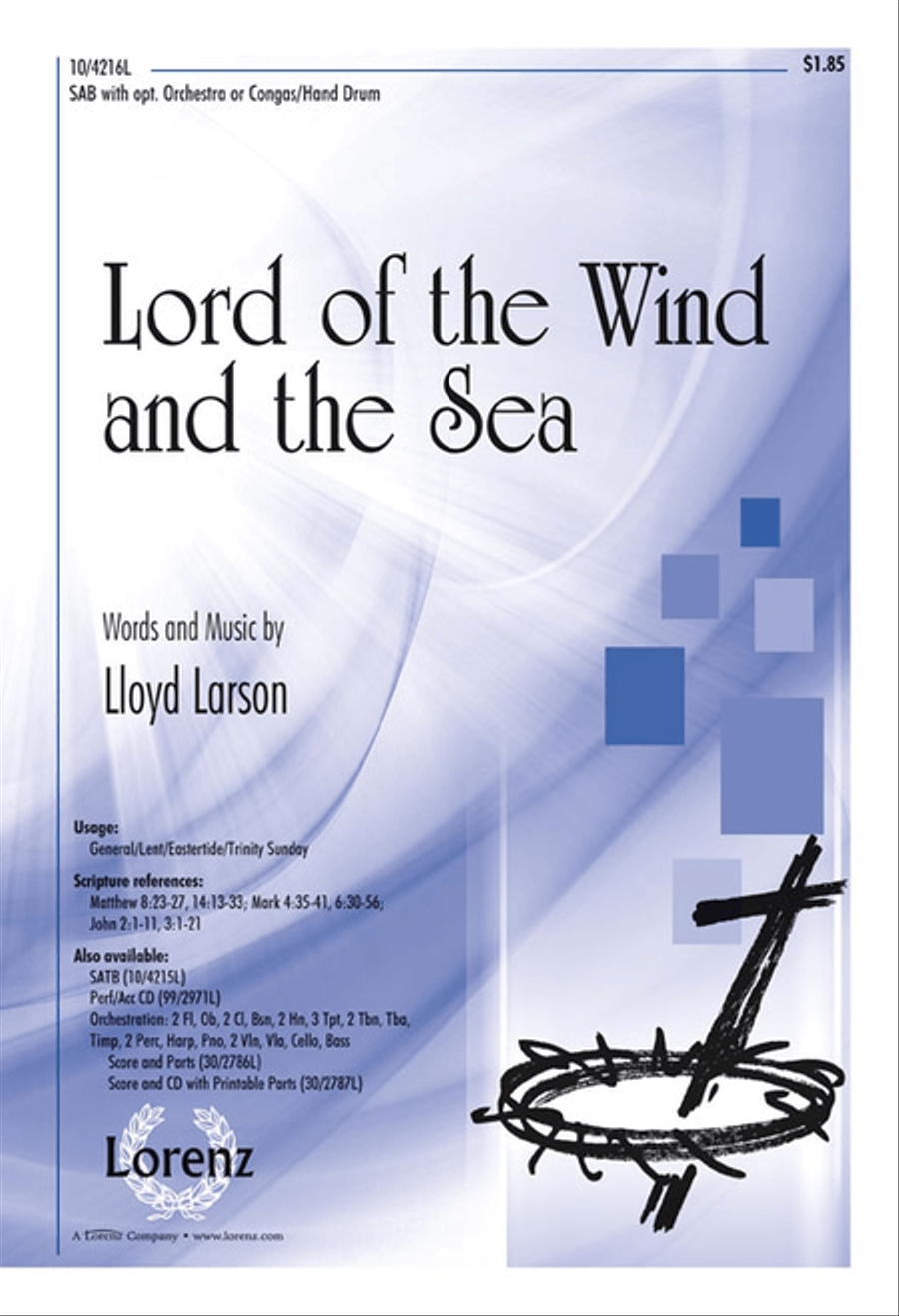 Lord of the Wind and the Sea 3-Part scores gallery preview page 1