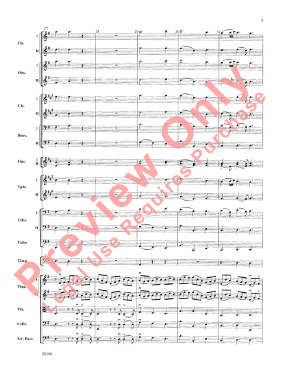 Jesu, Joy of Man's Desiring Full Orchestra scores gallery preview page 8